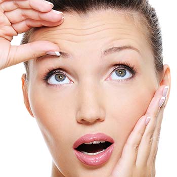 Forehead lines treatment